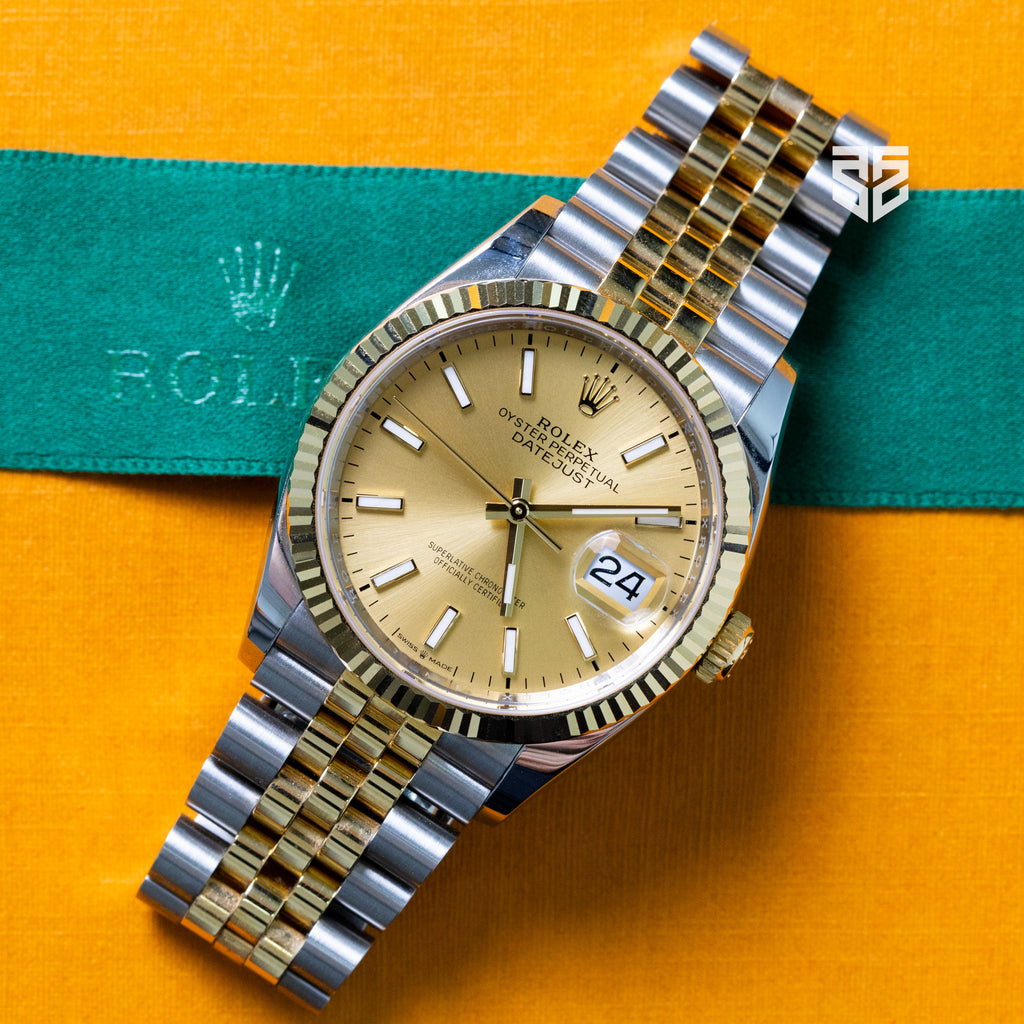 Rolex DateJust 36mm Champagne Dial Ref: 126233 2025