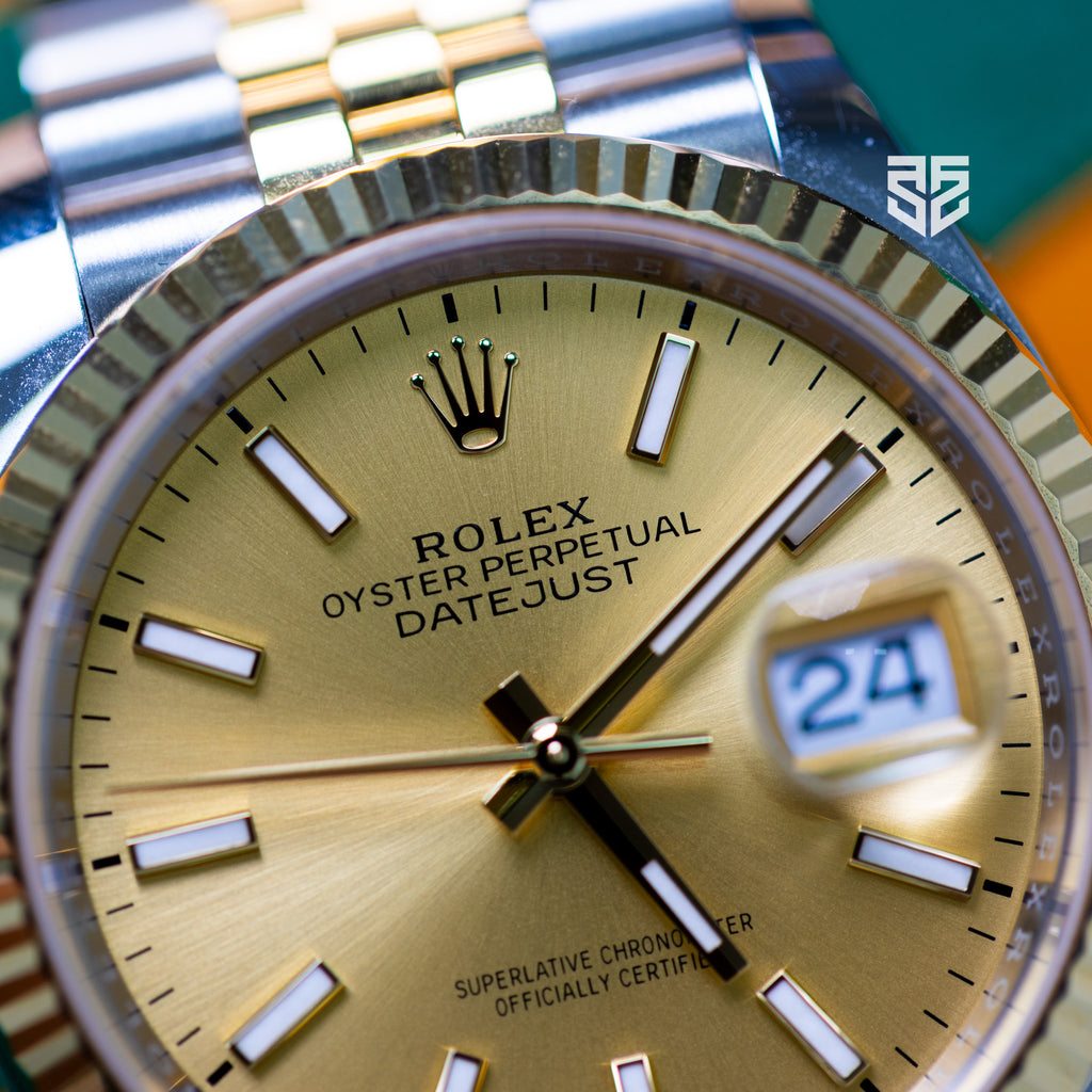 Rolex DateJust 36mm Champagne Dial Ref: 126233 2025
