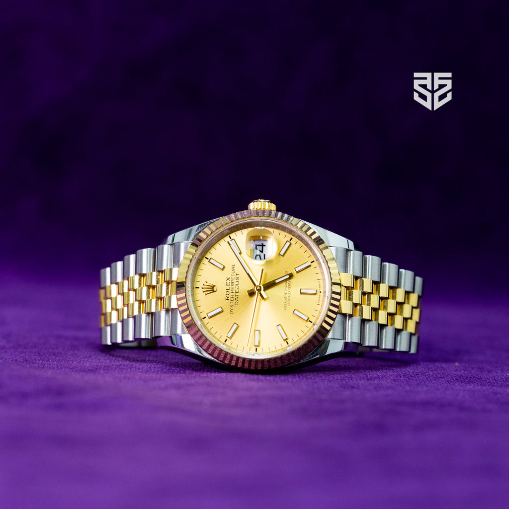 Rolex DateJust 36mm Champagne Dial Ref: 126233 2025