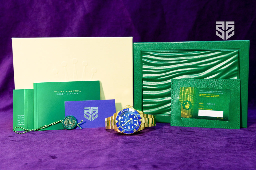 Rolex Deepsea Yellow Gold Blue Ref: 136668LB 2025