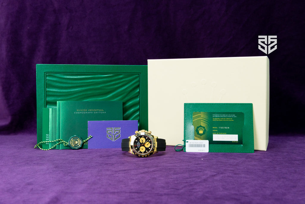 Rolex Daytona Yellow Gold Oysterflex 'Paul Newman' Dial Ref: 116518LN