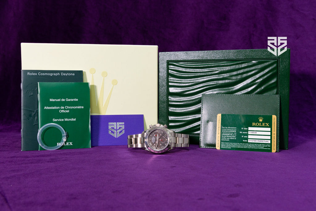 Rolex Daytona White Gold Grey Racing Dial Ref: 116509 2010