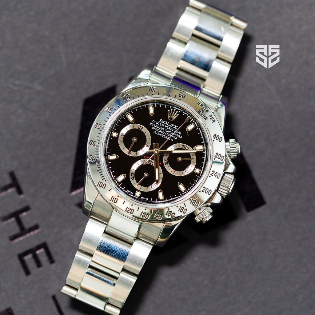 Rolex Daytona Steel Black Dial Ref: 116520 2011