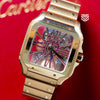 Cartier Santos Rose Gold Skeleton Large Size Skeleton *Piece Unique* 2023