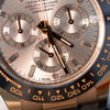 Rolex Daytona Oysterflex Everose Gold Sundust Baguette Diamond Dial Ref: 116515LN 2023