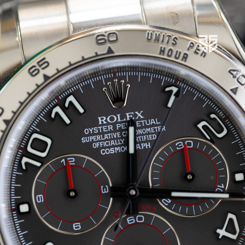 Rolex Daytona White Gold Grey Racing Dial Ref: 116509 2010