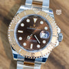 Rolex Yachmaster 40 Everose Two Tone Chocolate Dial Ref: 116621