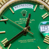 Rolex DayDate Yellow Gold Green Dial Ref: 228238 Brand New