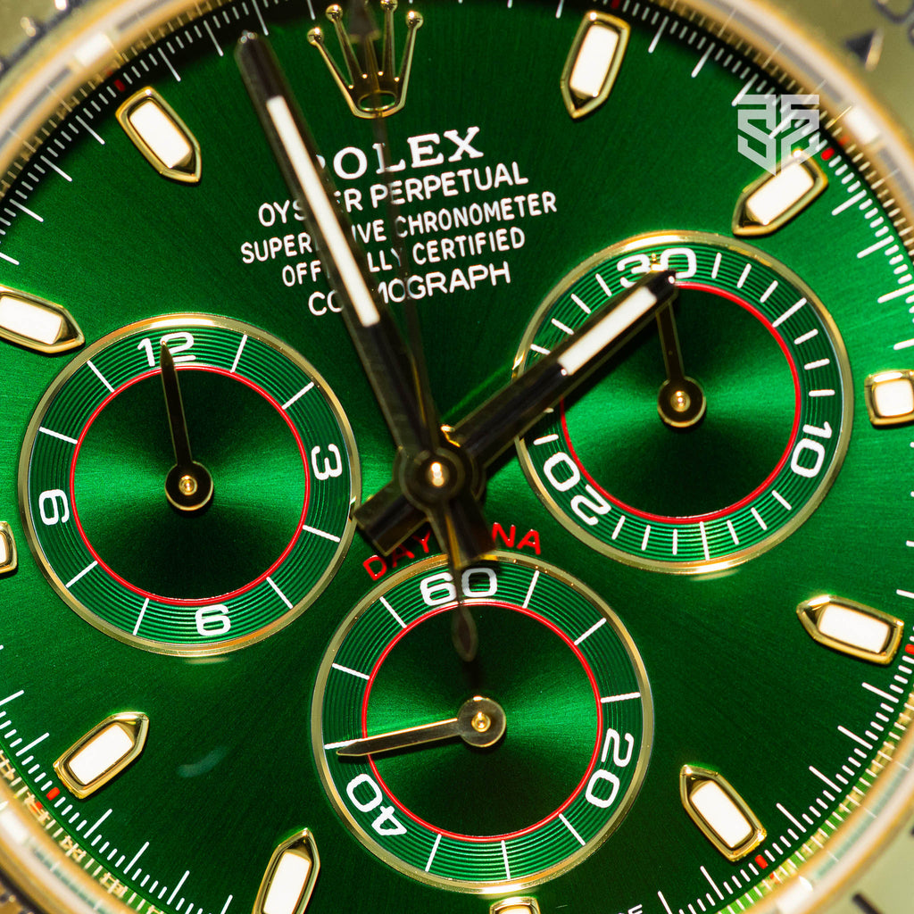 Rolex 'John Mayer' Daytona Yellow Gold Green Dial Ref: 116508 2020