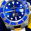 Rolex Submariner Two Tone Blue Dial Ref: 116613LB