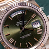 Rolex DayDate 40 White Gold Olive Dial Ref: 228239 2023