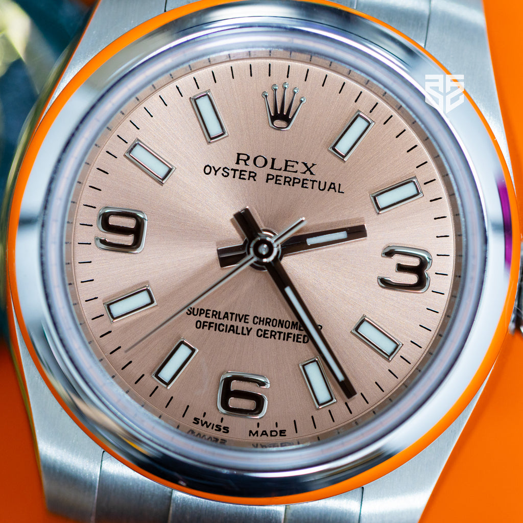 Rolex Oyster Perpetual 26 Pink Dial Ref: 176200
