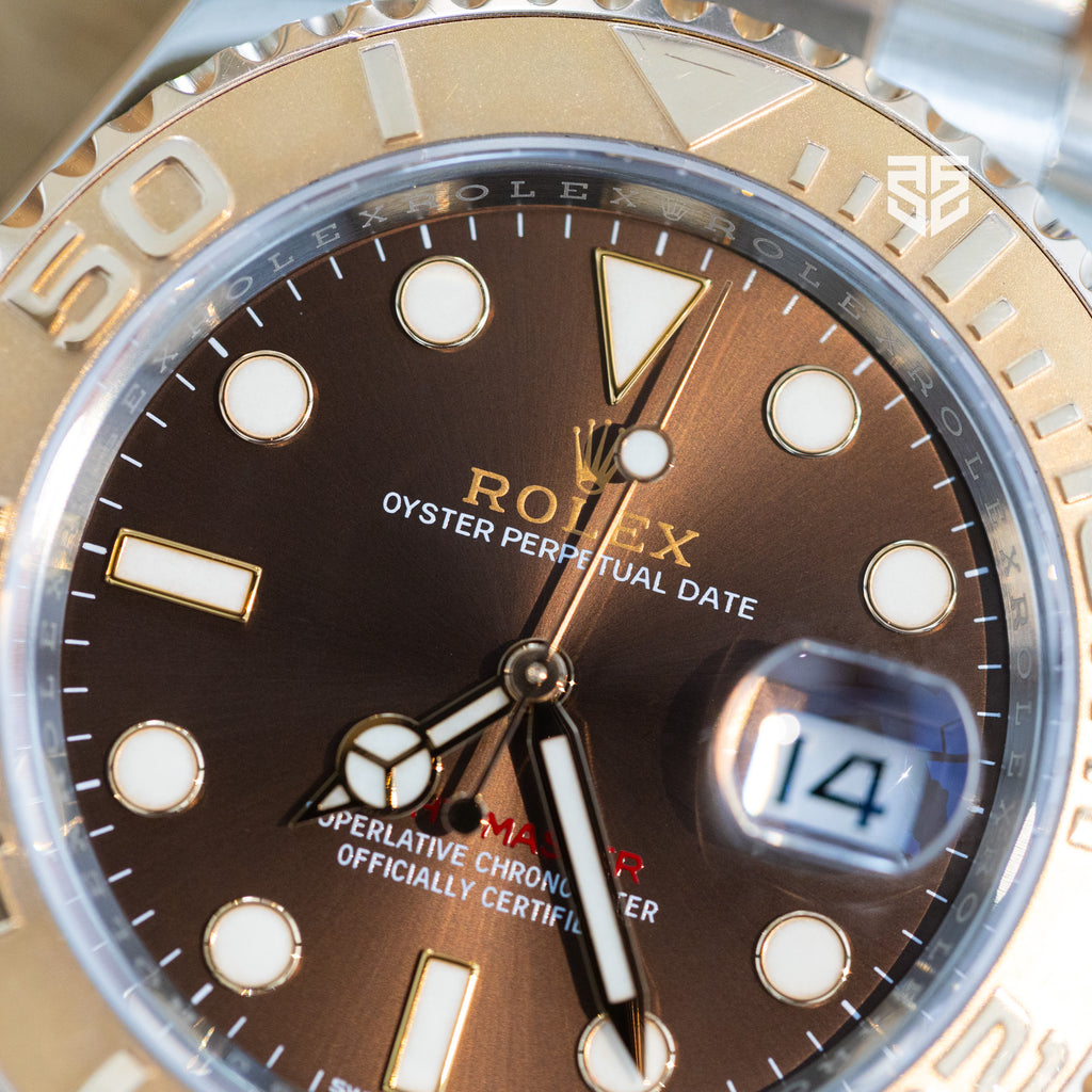 Rolex Yachmaster 40 Everose Two Tone Chocolate Dial Ref: 116621