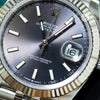 Rolex DateJust 41mm Fluted Bezel Jubilee Bracelet Rhodium Dial Ref: 126334 2019