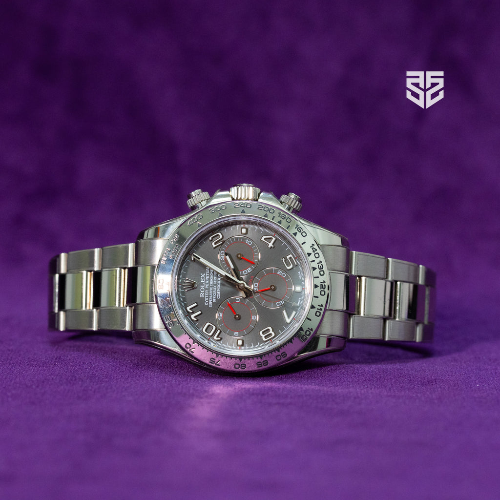 Rolex Daytona White Gold Grey Racing Dial Ref: 116509 2010