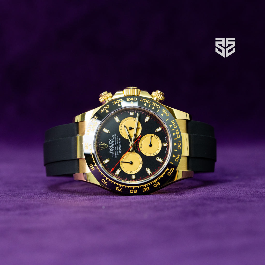 Rolex Daytona Yellow Gold Oysterflex 'Paul Newman' Dial Ref: 116518LN