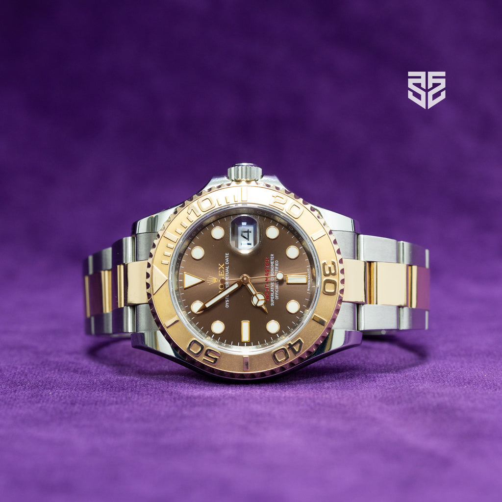 Rolex Yachmaster 40 Everose Two Tone Chocolate Dial Ref: 116621