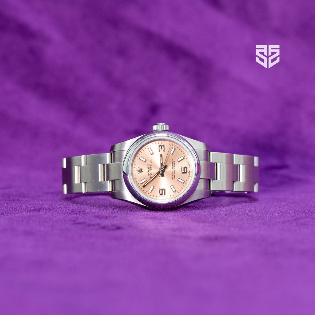 Rolex Oyster Perpetual 26 Pink Dial Ref: 176200