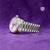 Rolex DayDate 40 White Gold Silver Baguette Diamond Dial Ref: 228239 2020