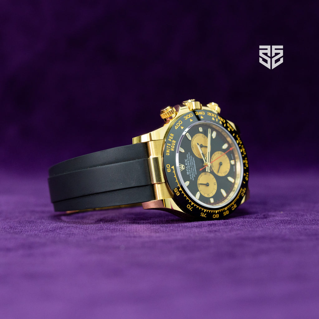 Rolex Daytona Yellow Gold Oysterflex 'Paul Newman' Dial Ref: 116518LN