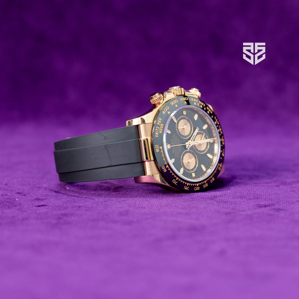 Rolex Daytona Oysterflex Rose Gold Black Dial Ref: 116515LN 2023