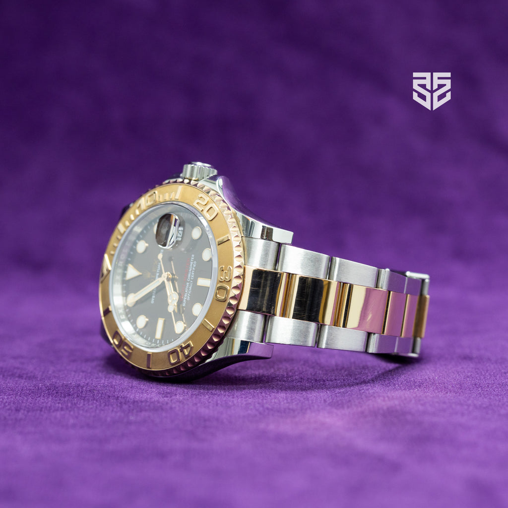 Rolex Yachmaster 40 Everose Two Tone Chocolate Dial Ref: 116621