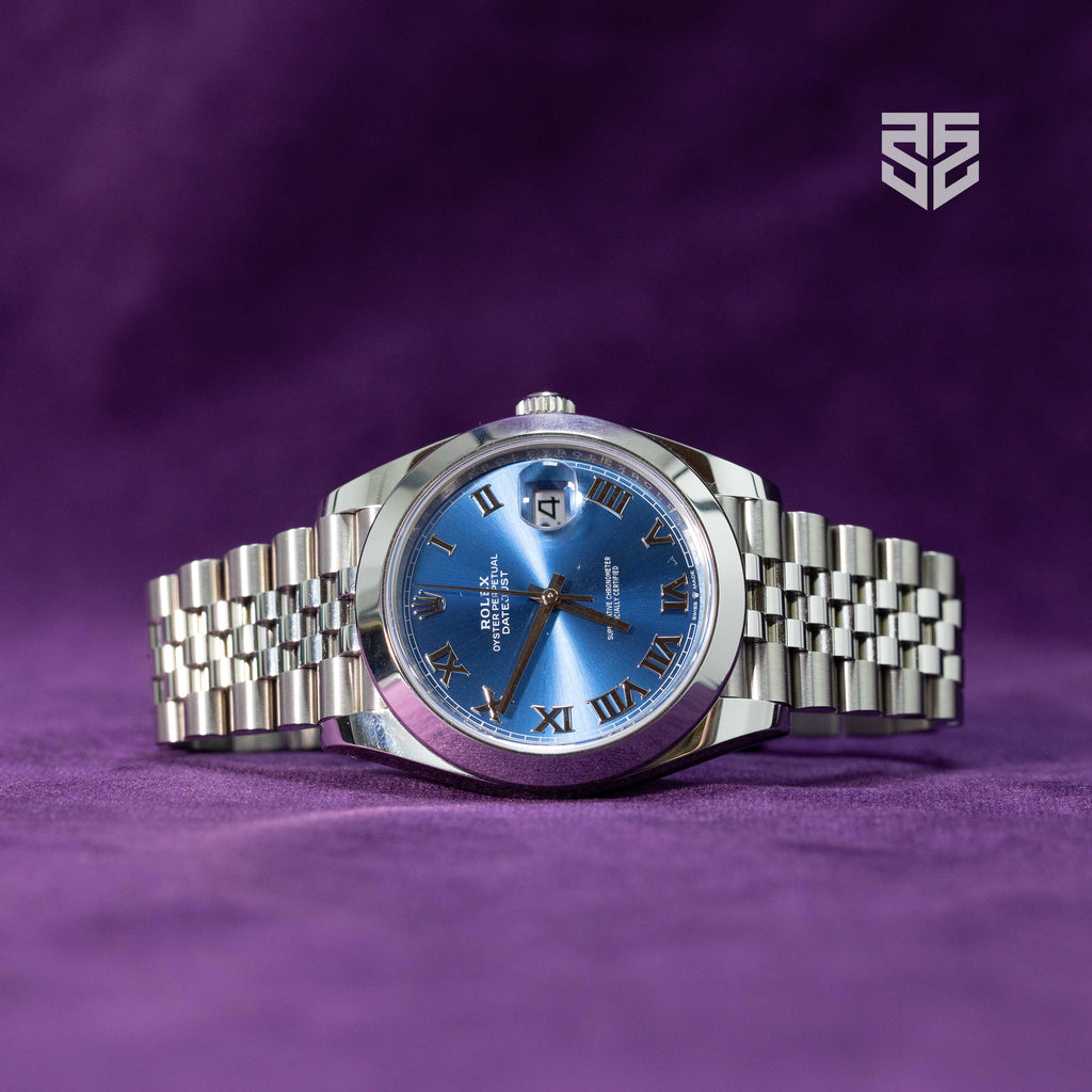 Rolex DateJust 41mm Azzuro Blue Dial Ref: 126300 2025