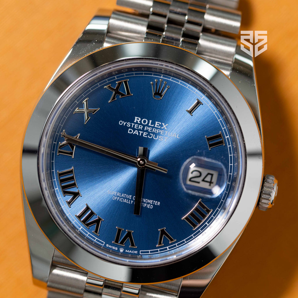 Rolex DateJust 41mm Azzuro Blue Dial Ref: 126300 2025