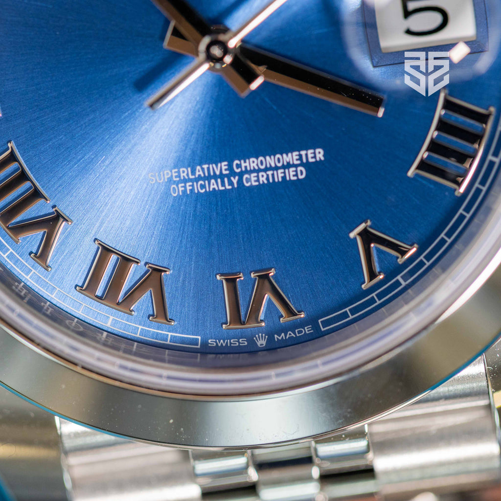 Rolex DateJust 41mm Azzuro Blue Dial Ref: 126300 2025