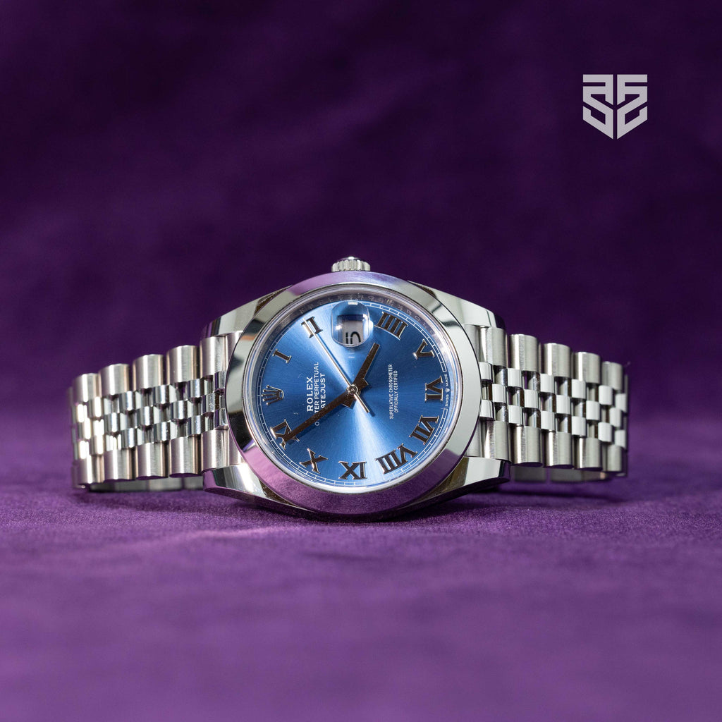 Rolex DateJust 41mm Azzuro Blue Dial Ref: 126300 2025