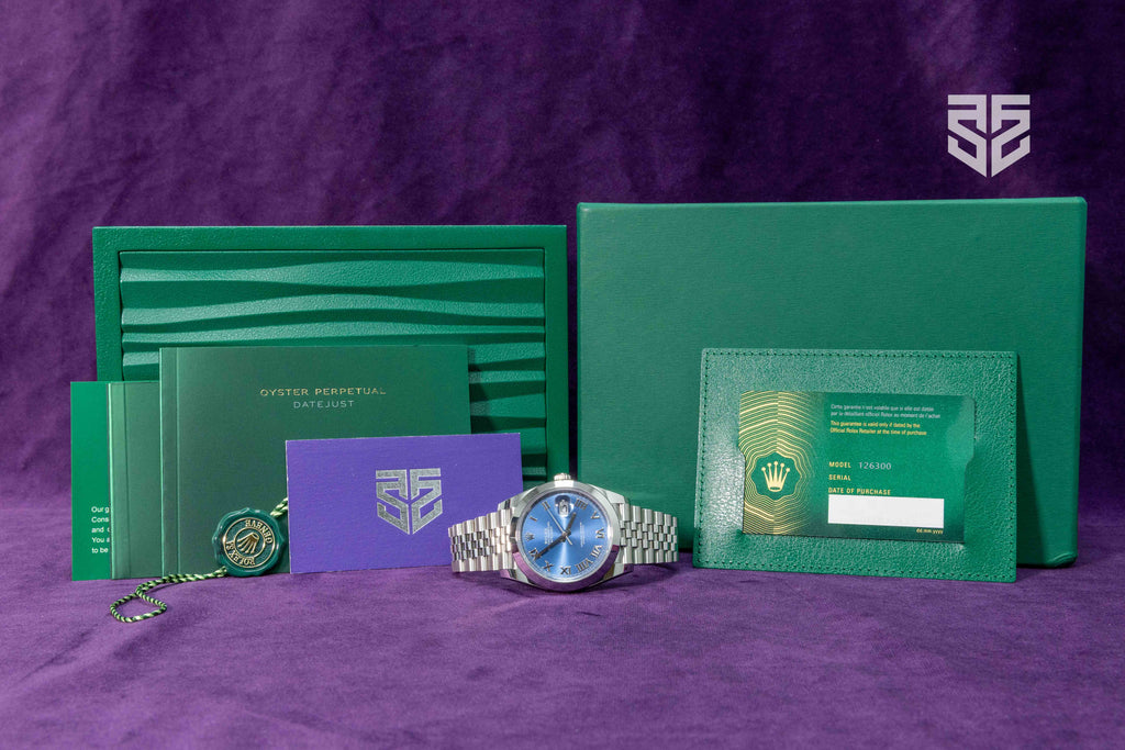 Rolex DateJust 41mm Azzuro Blue Dial Ref: 126300 2025