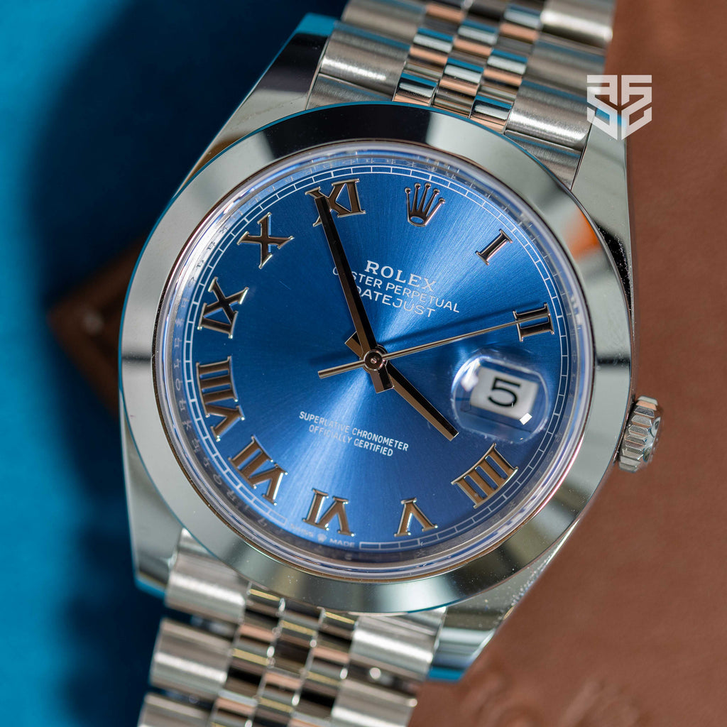 Rolex DateJust 41mm Azzuro Blue Dial Ref: 126300 2025