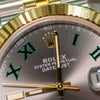 Rolex DateJust 41mm Yellow Gold Two-Tone Wimbledon Dial Ref: 126333 2025