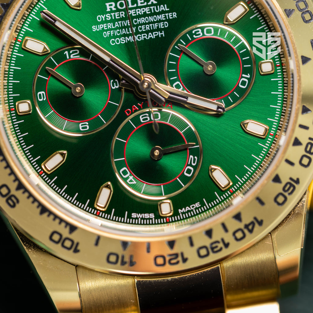 Rolex Daytona Yellow Gold Green Dial 'John Mayer' Ref: 116508 2019