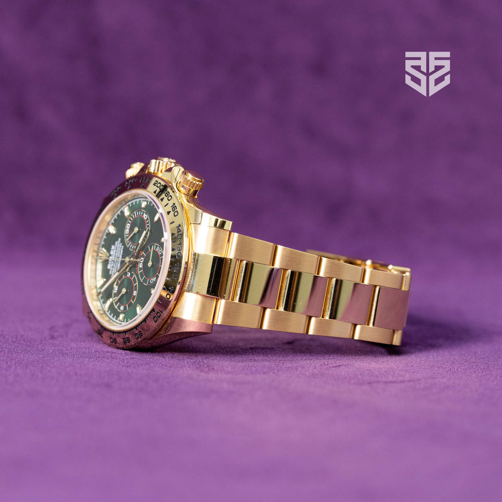 Rolex Daytona Yellow Gold Green Dial 'John Mayer' Ref: 116508 2019