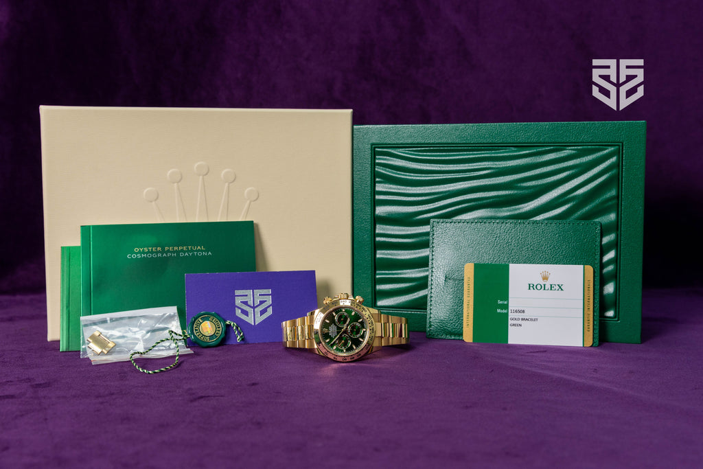 Rolex Daytona Yellow Gold Green Dial 'John Mayer' Ref: 116508 2019