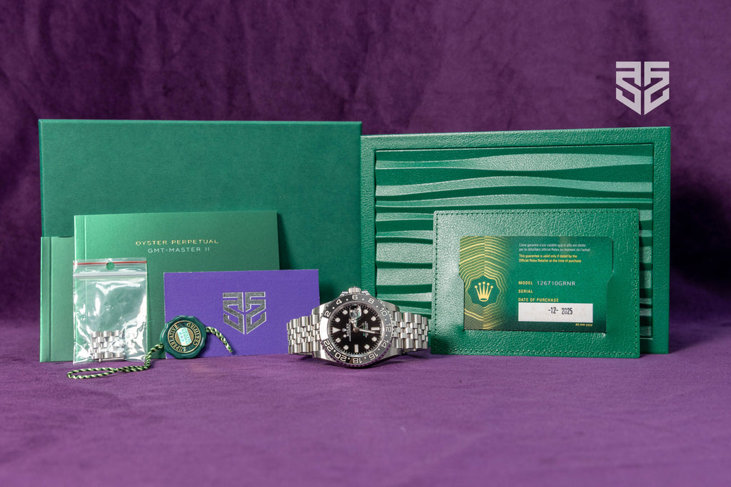 Rolex GMT Master 2 'Bruce Wayne' Ref: 126710GRNR 2025 Brand New