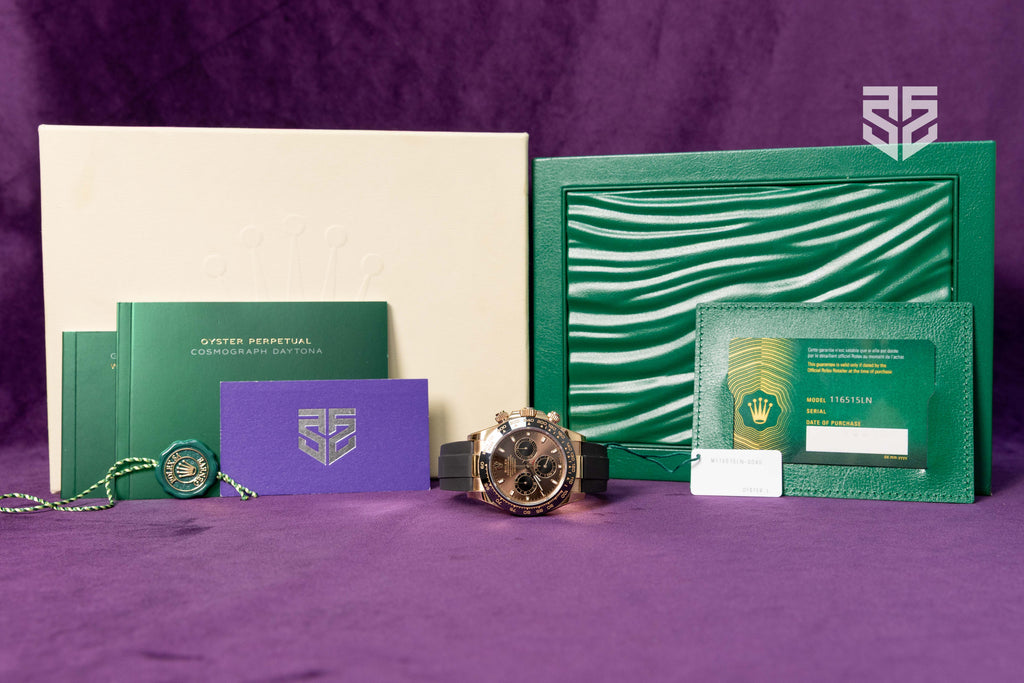 Rolex Daytona Rose Gold Oysterflex Chocolate Dial Ref: 116515LN 2022