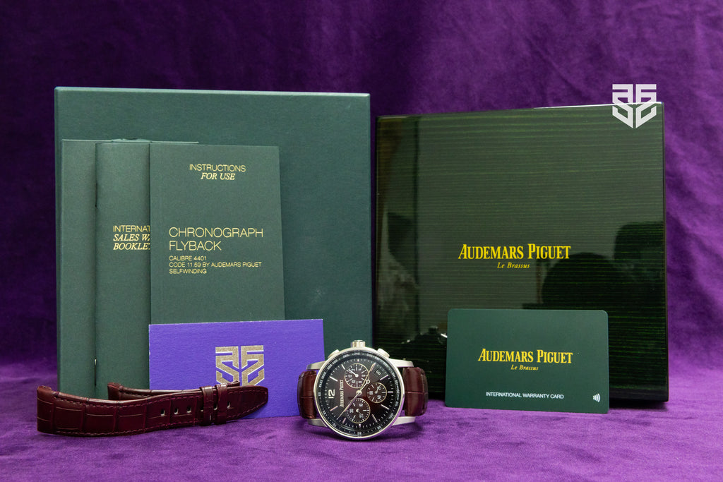 Audemars Piguet Code 11.59 White Gold Chronograph Burgundy 2021 Ref: 26393BC