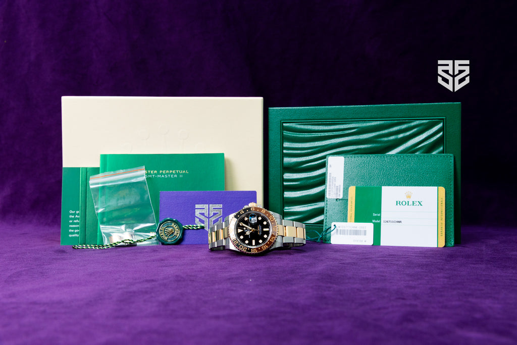 Rolex GMT Master 2 Everose Gold TT 'Rootbeer' Ref:126711CHNR 2019