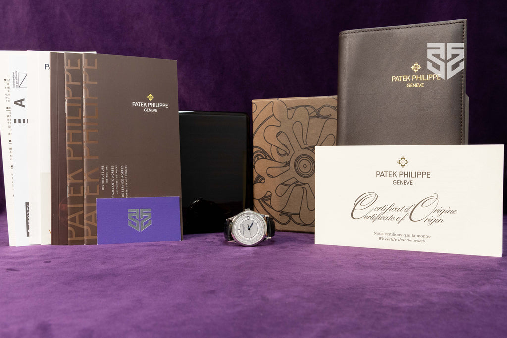 Patek Philippe Calatrava White Gold Sector Dial Ref: 5296G 2009