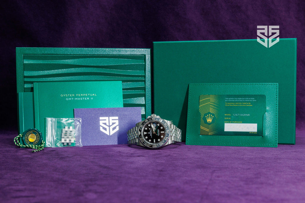 Rolex GMT Master 2 'Bruce Wayne' Jubilee Ref: 126710GRNR 2026