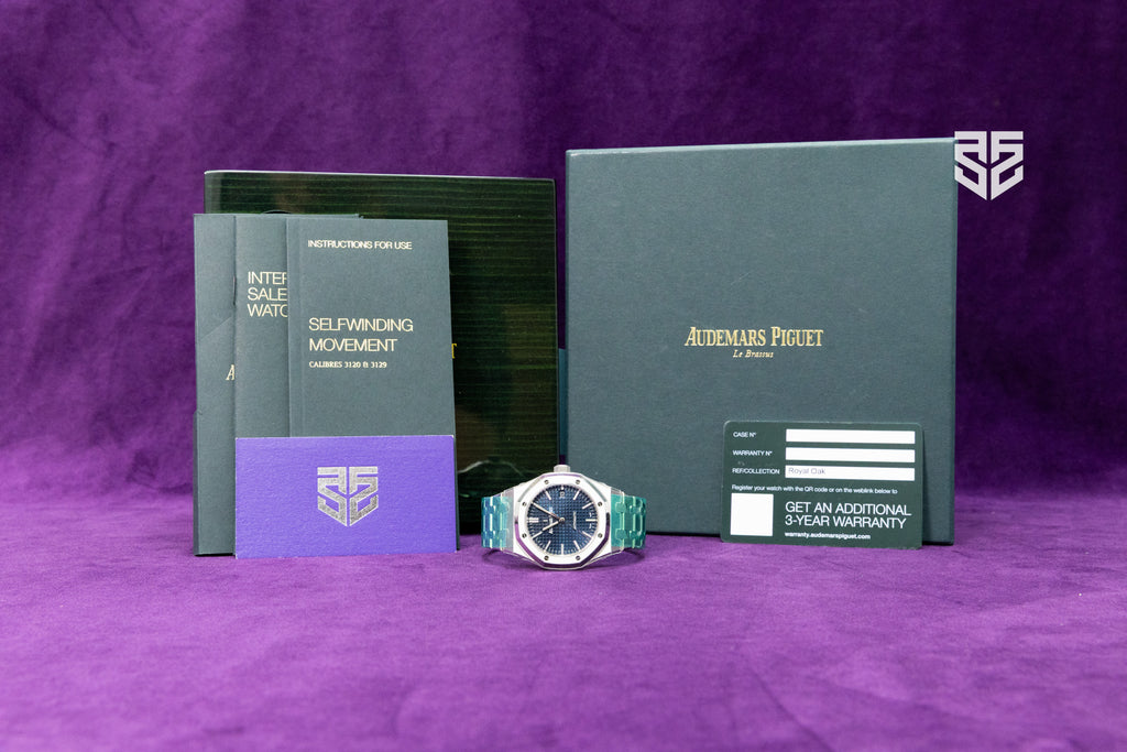 Audemars Piguet Royal Oak Blue Dial 37mm Ref: 15450ST 2021 *Brand New Stickered*