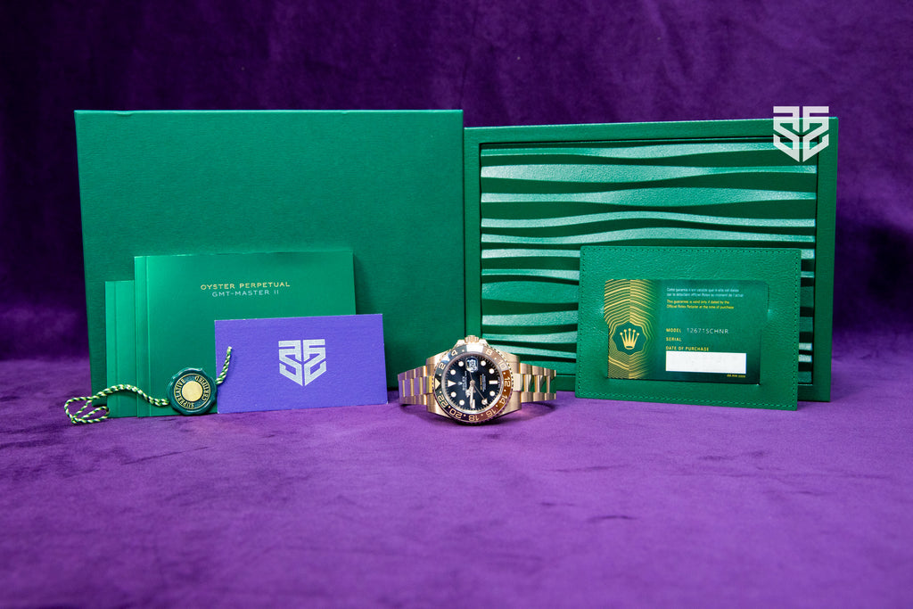 Rolex GMT Master 2 Rose Gold 'Rootbeer' Ref: 126715CHNR 2025