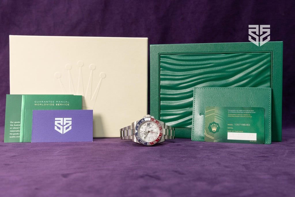 Rolex GMT Master 2 White Gold Meteorite Dial Ref: 126719BLRO 2020 *Brand New*