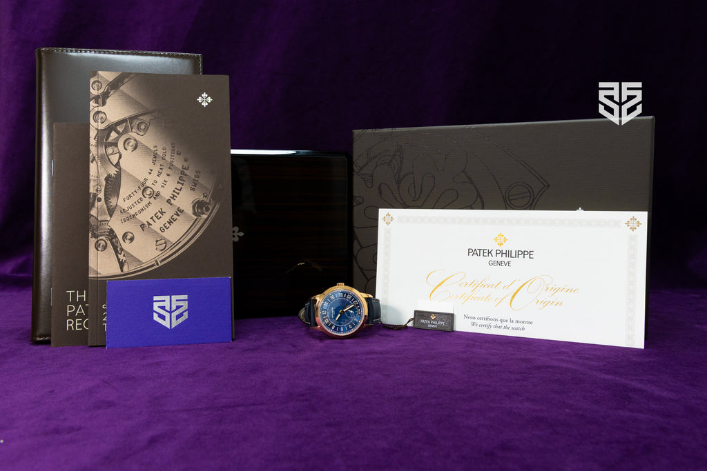 Patek Philippe Calatrava Rose Gold Blue Dial Travel Time Ref: 5224R 2025