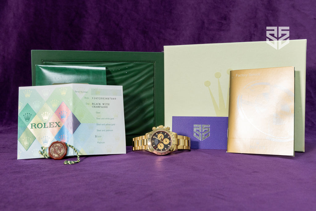 Rolex Daytona Yellow Gold 'Paul Newman' Dial Ref: 116528