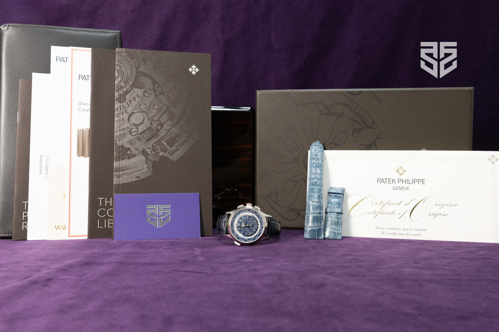 Patek Philippe World Time Chronograph White Gold Ref: 5930G 2016