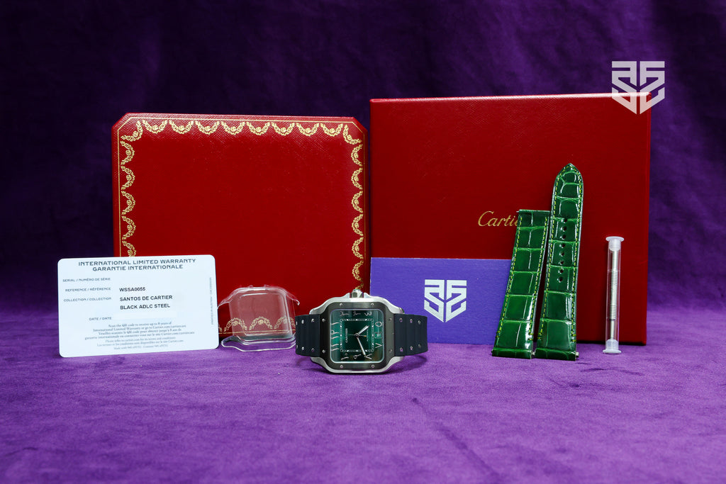 Cartier Santos Large Green Arabic Dial Middle East Limited Edition 2025 Brand New