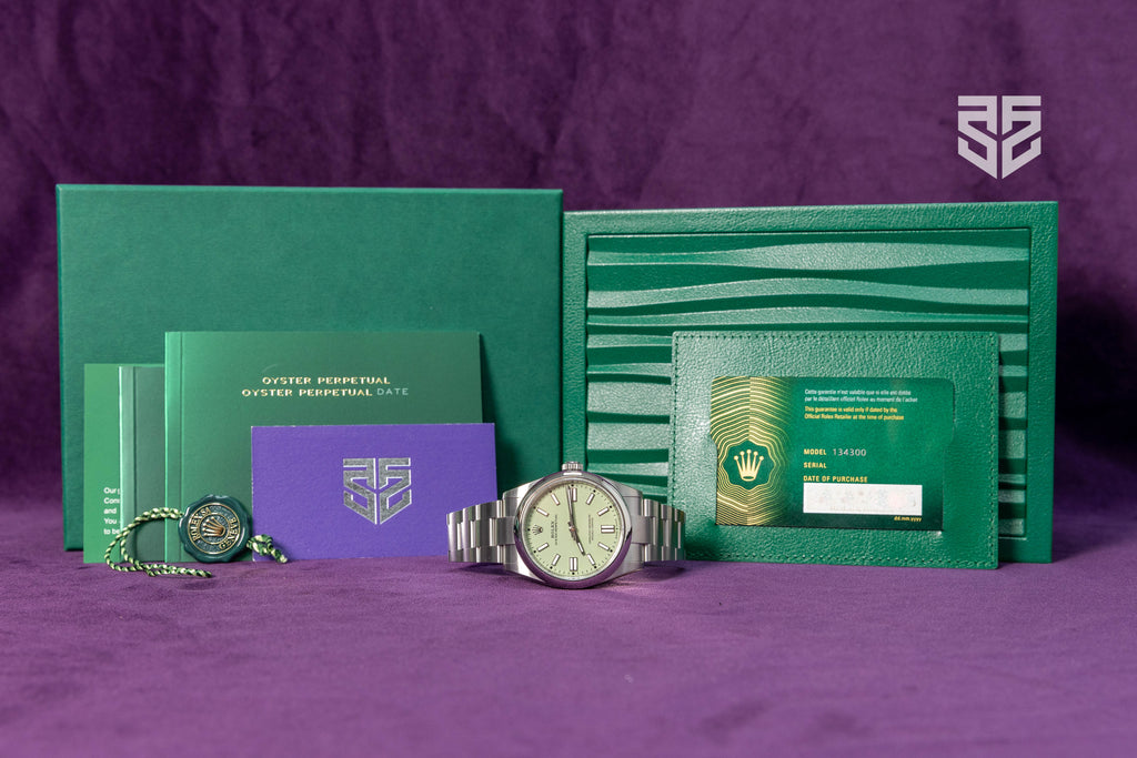 Rolex Oyster Perpetual 41 Pistachio Ref: 134300 Brand New 2026